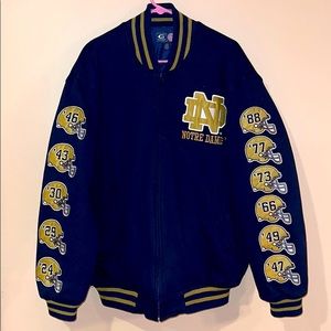 NOTRE DAME varsity jacket